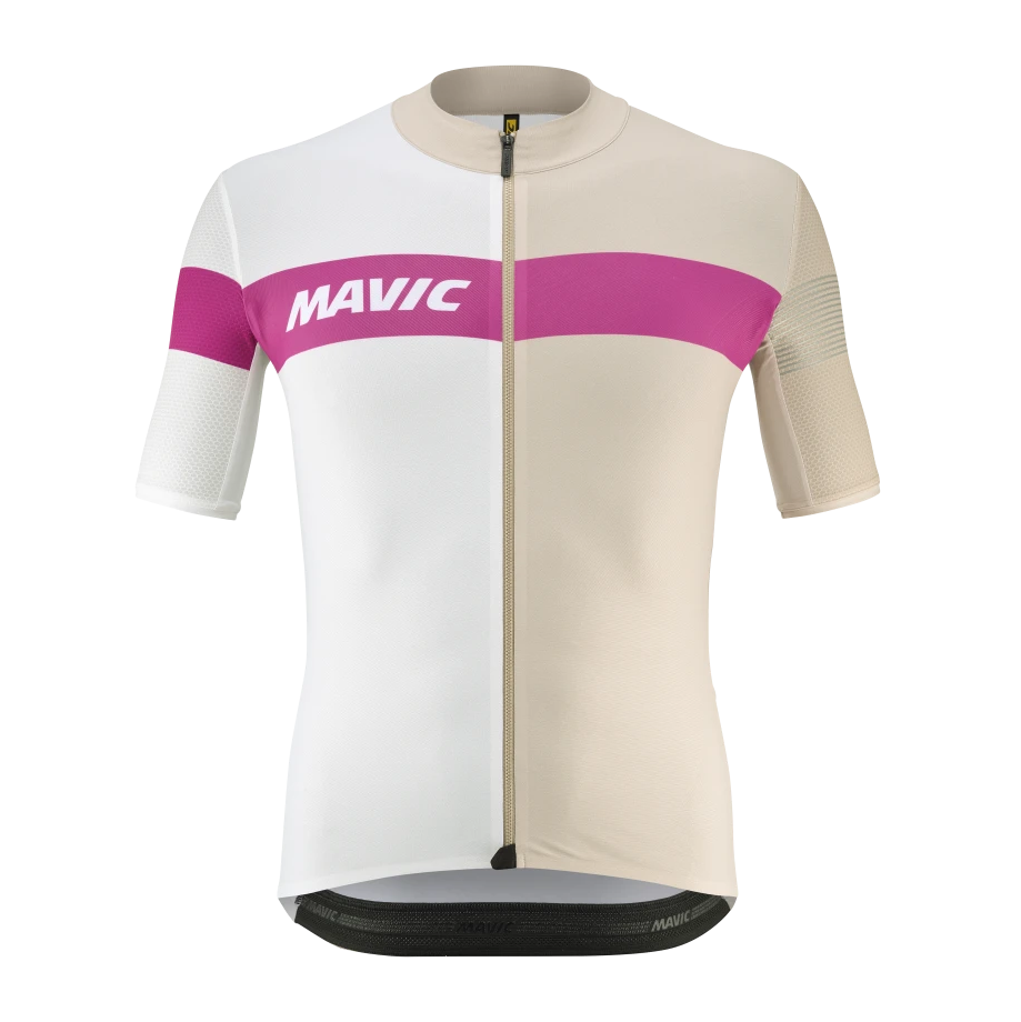 MAVIC KSYRIUM PRO Kortærmet Jersey Beige