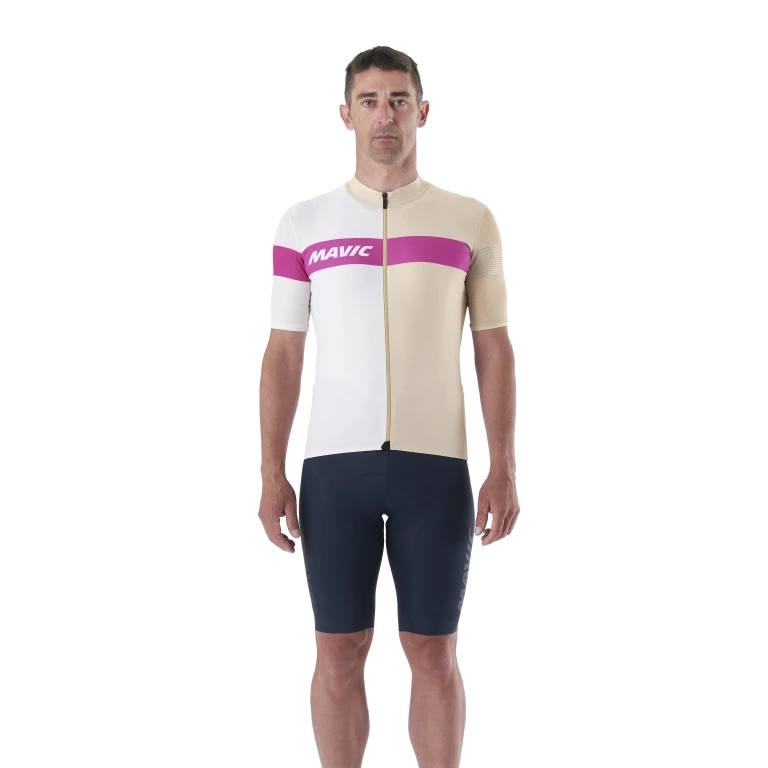 MAVIC KSYRIUM PRO Kortærmet Jersey Beige