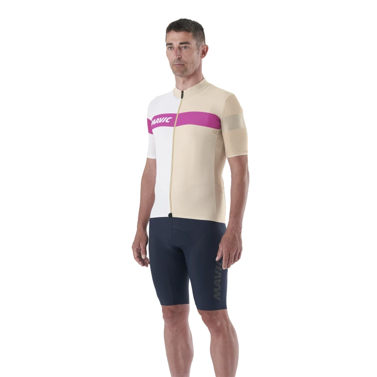 MAVIC KSYRIUM PRO Kortærmet Jersey Beige