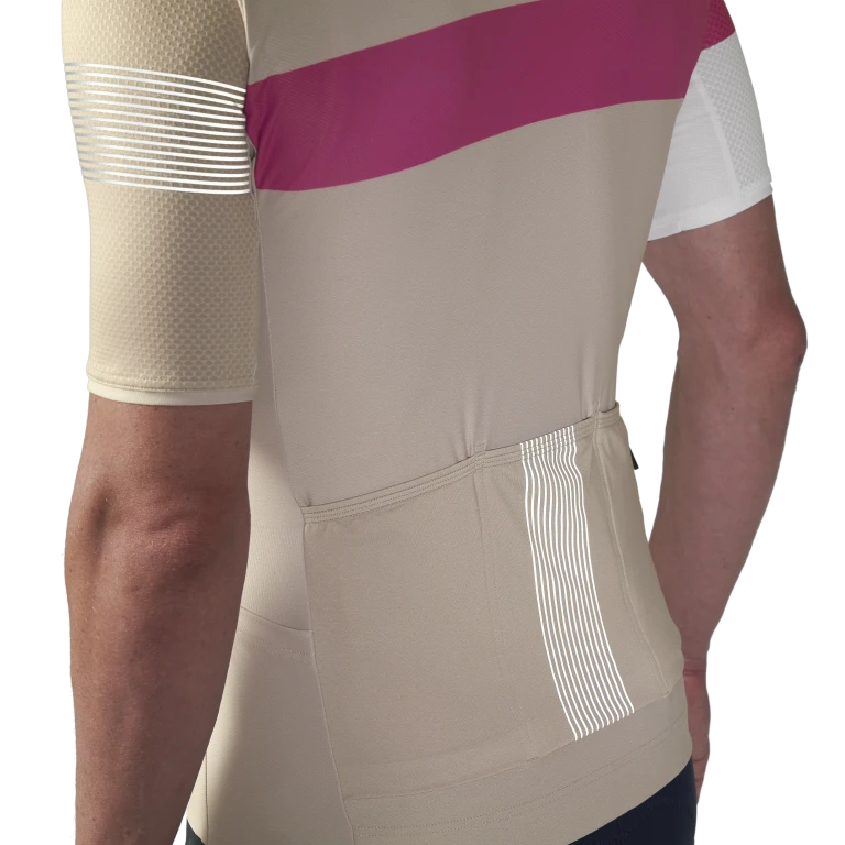 MAVIC KSYRIUM PRO Kortærmet Jersey Beige