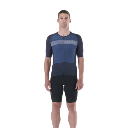 Maillot MAVIC COSMIC Manches Courtes Bleu