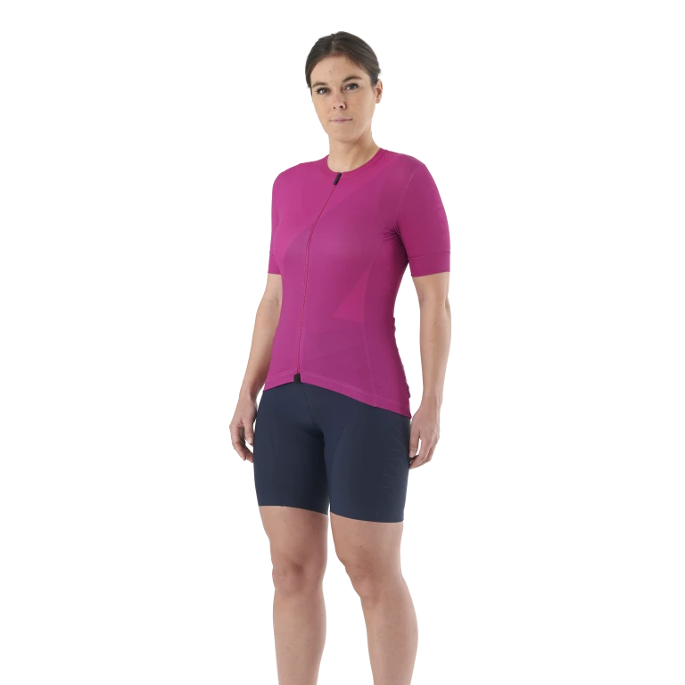 MAVIC AKSIUM GRAPHIC Dámský dres s krátkým rukávem Fushia