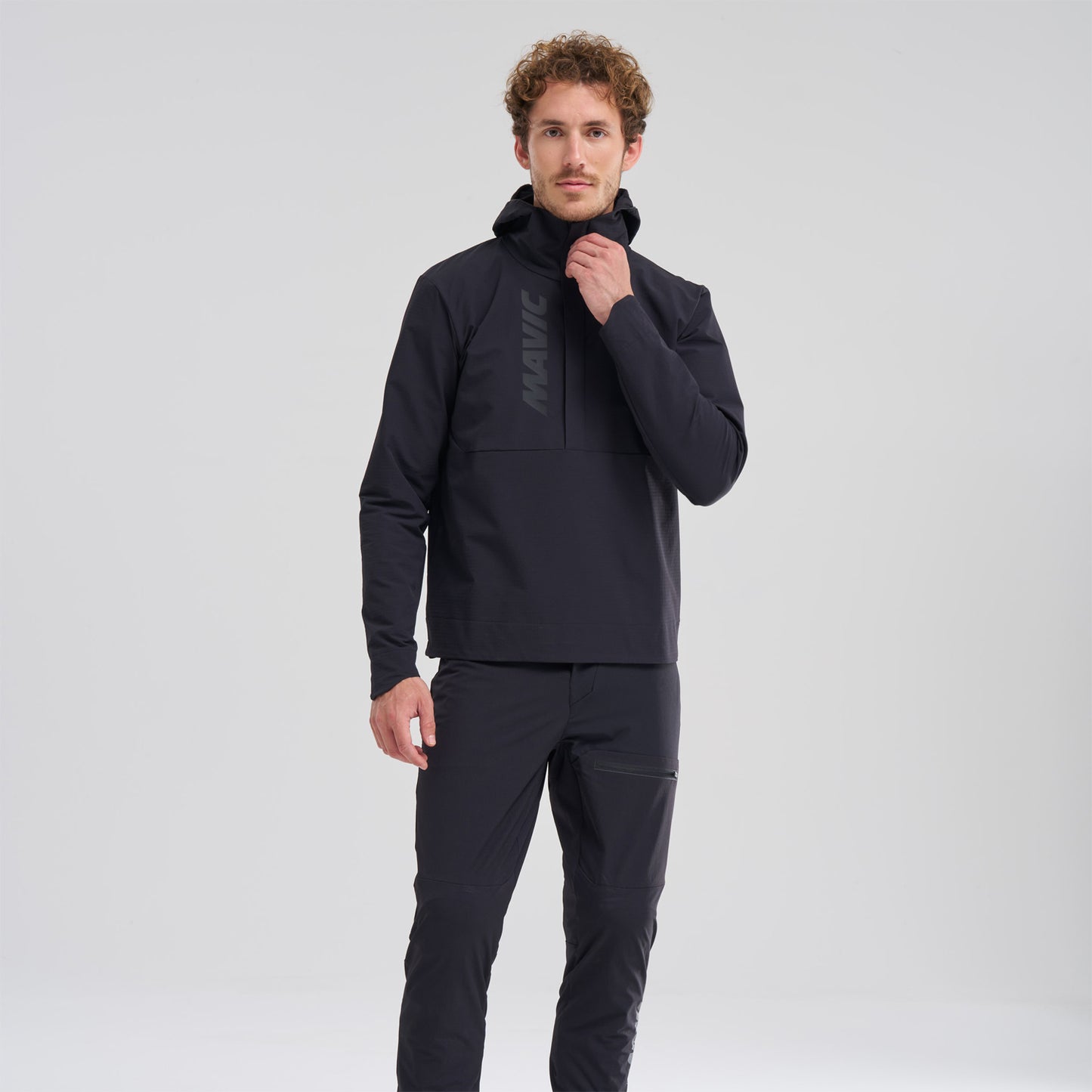 MAVIC DEEMAX THERMO WIND HOODIE Jacka Svart