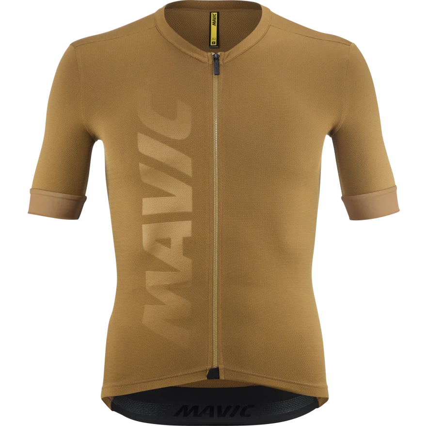 Maillot MAVIC AKSIUM Manches Courtes Marron
