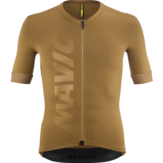 Maillot MAVIC AKSIUM Manches Courtes Marron