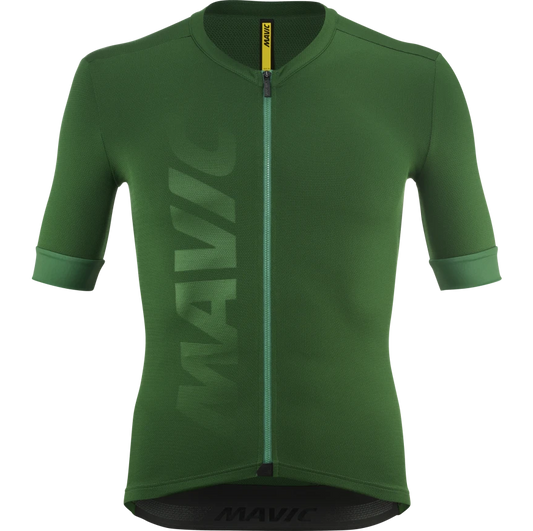 Maillot MAVIC AKSIUM Manches Courtes Vert