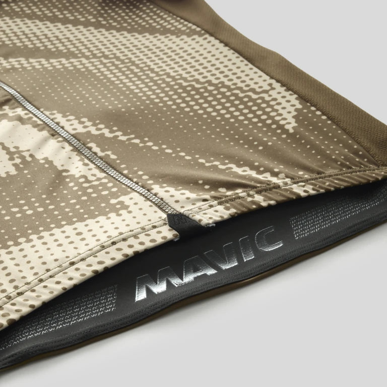 MAVIC AKSIUM GRAPHIC Kortærmet Jersey Beige/Brun