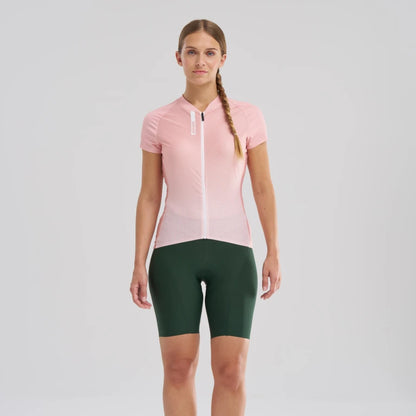 Maillot MAVIC AKSIUM Manches Courtes Femme Rose