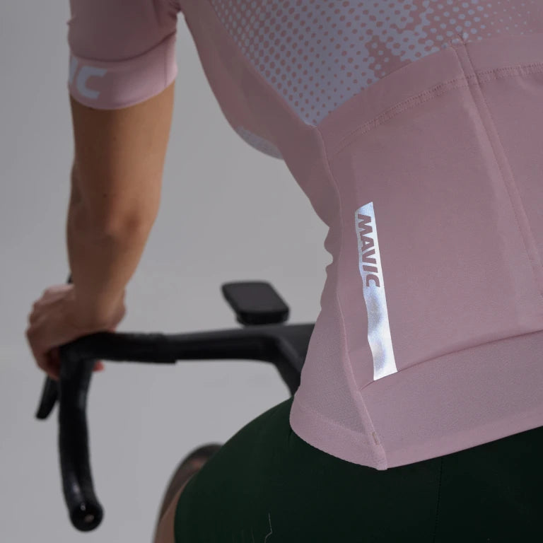 MAVIC AKSIUM GRAPHIC damska koszulka z krótkim rękawem różowa