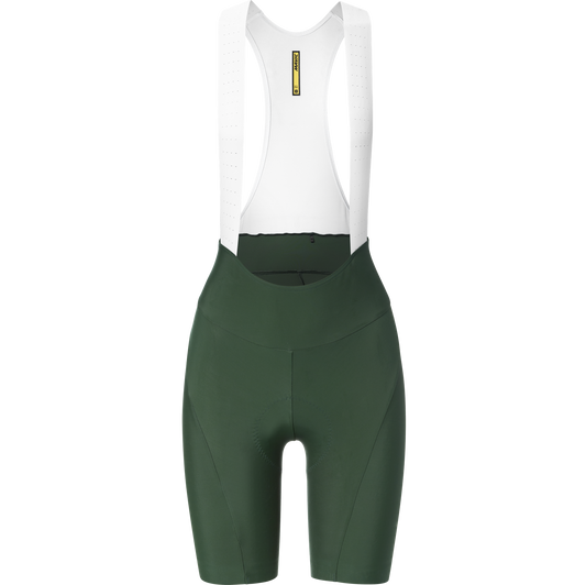 Cuissard Court à Bretelles MAVIC AKSIUM Femme Kaki