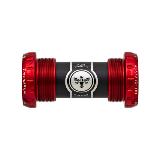 CHRIS KING ThreadFit 24 68/73mm Röd vevparti