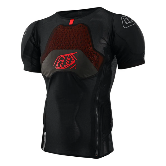 TROY LEE DESIGN STAGE GHOST D3O Ochranné tričko s krátkým rukávem černé