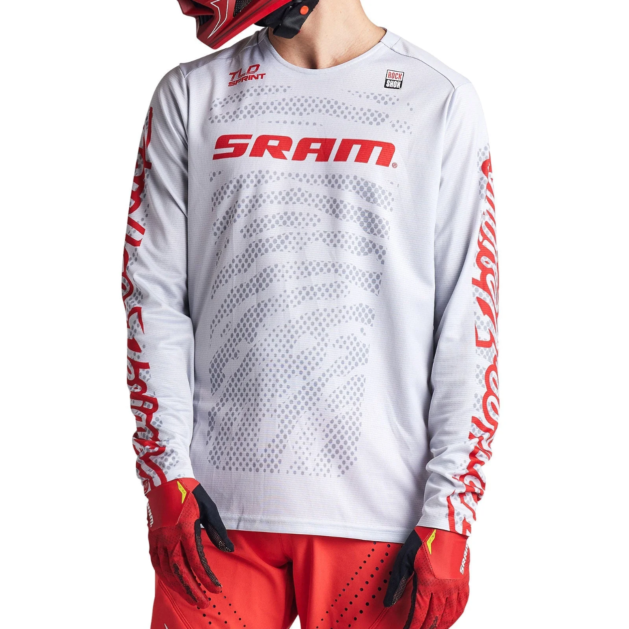 Troy Lee Design SPRINT SRAM Langærmet trøje Hvid
