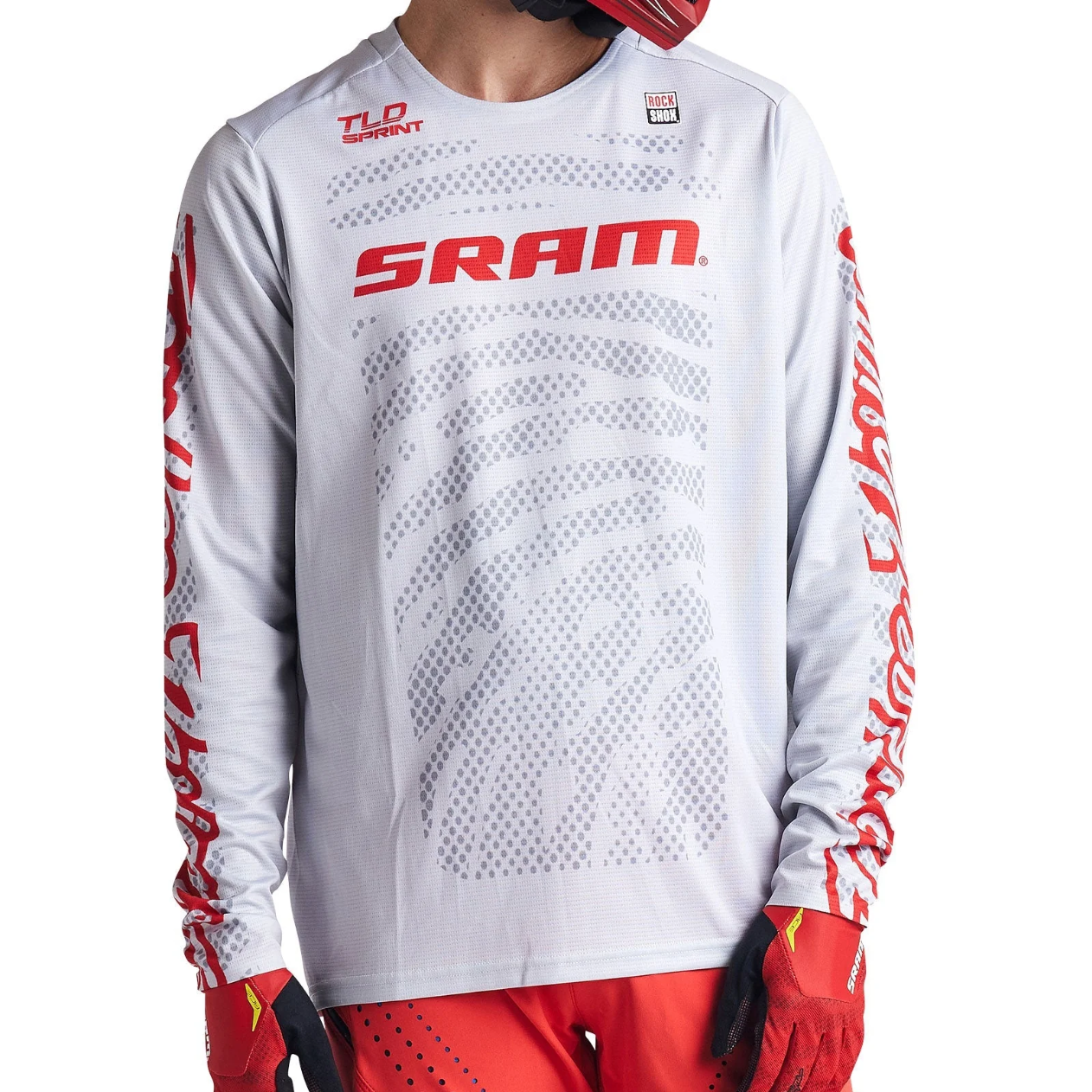Troy Lee Design SPRINT SRAM Langærmet trøje Hvid