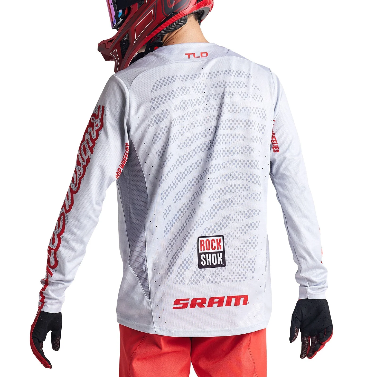 Troy Lee Design SPRINT SRAM Langærmet trøje Hvid