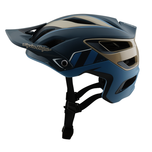 Troy Lee Design A3 MIPS MTB-hjelm blå/guld