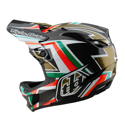 Casque VTT TROY LEE DESIGNS D4 CARBON MIPS Frames Noir/Or