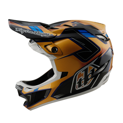 Casque VTT TROY LEE DESIGNS D4 COMPOSITE MIPS ROYALTY Noir/Or