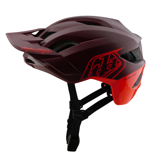 MTB-hjelm Troy Lee Design FLOWLINE SE MIPS Bordeaux/Rød