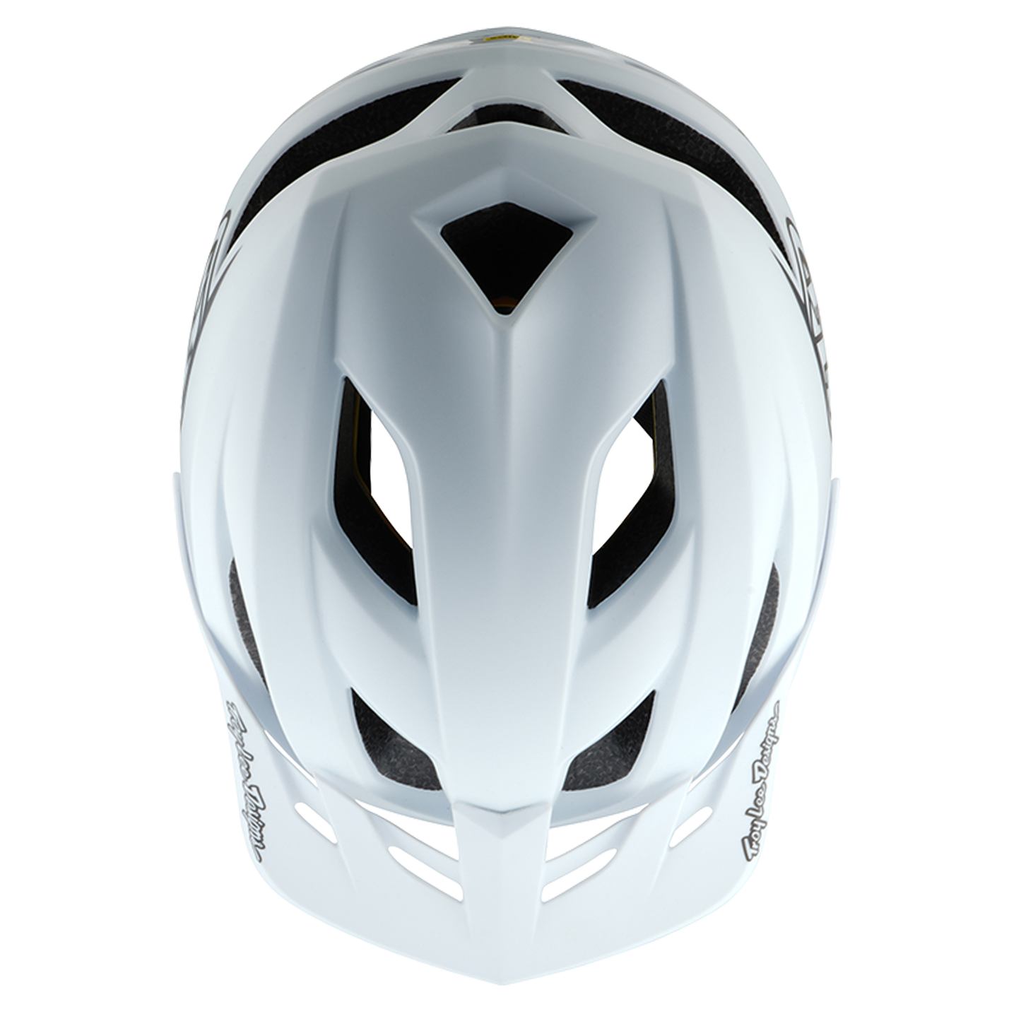 Casque VTT TROY LEE DESIGNS FLOWLINE POINT MIPS Blanc 2025