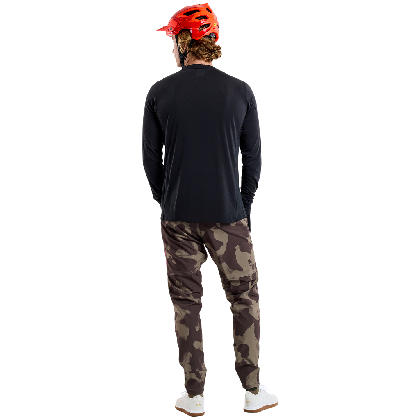 Troy Lee Design SKYLINE RIDE TEE SIGNATURE Jersey Langærmet Sort 2025
