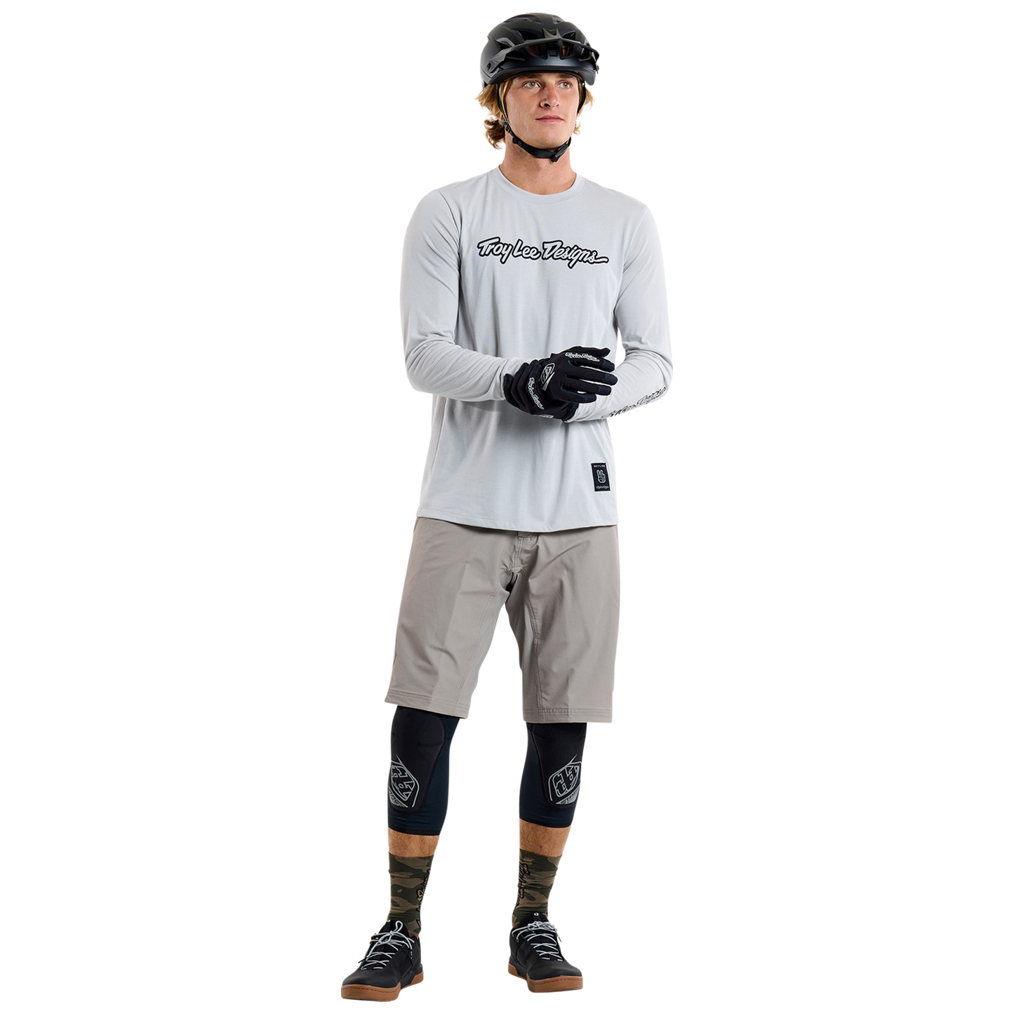 TROY LEE DESIGN SKYLINE RIDE TEE SIGNATURE Dres s dlouhým rukávem Grey 2025