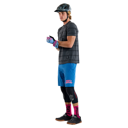 Maillot TROY LEE DESIGNS SKYLINE RIDE TEE WASH OUT Manches Courtes Gris