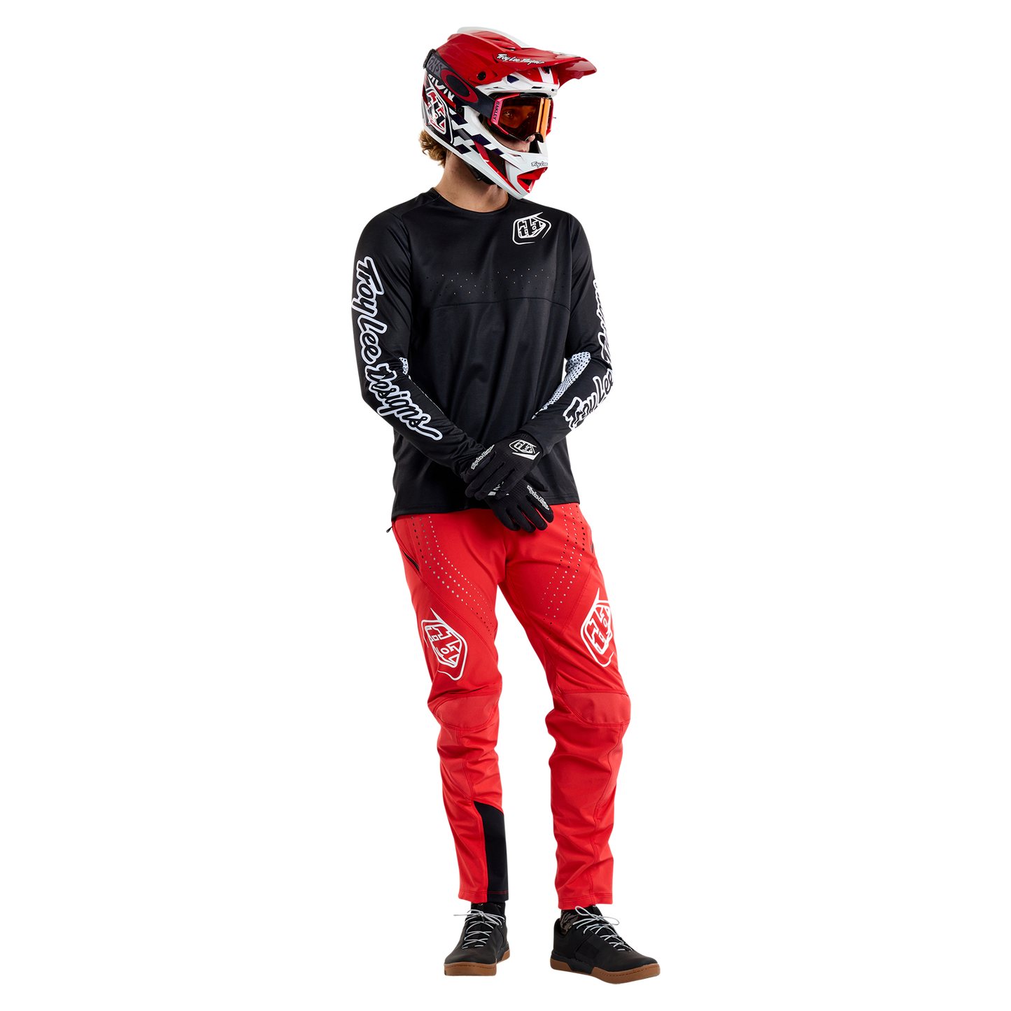 Maillot TROY LEE DESIGNS SPRINT Manches Longues Noir