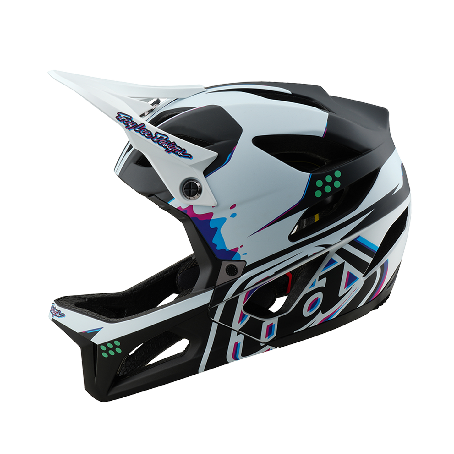 Troy Lee Design STAGE MIPS MTB-hjälm Svart/vit