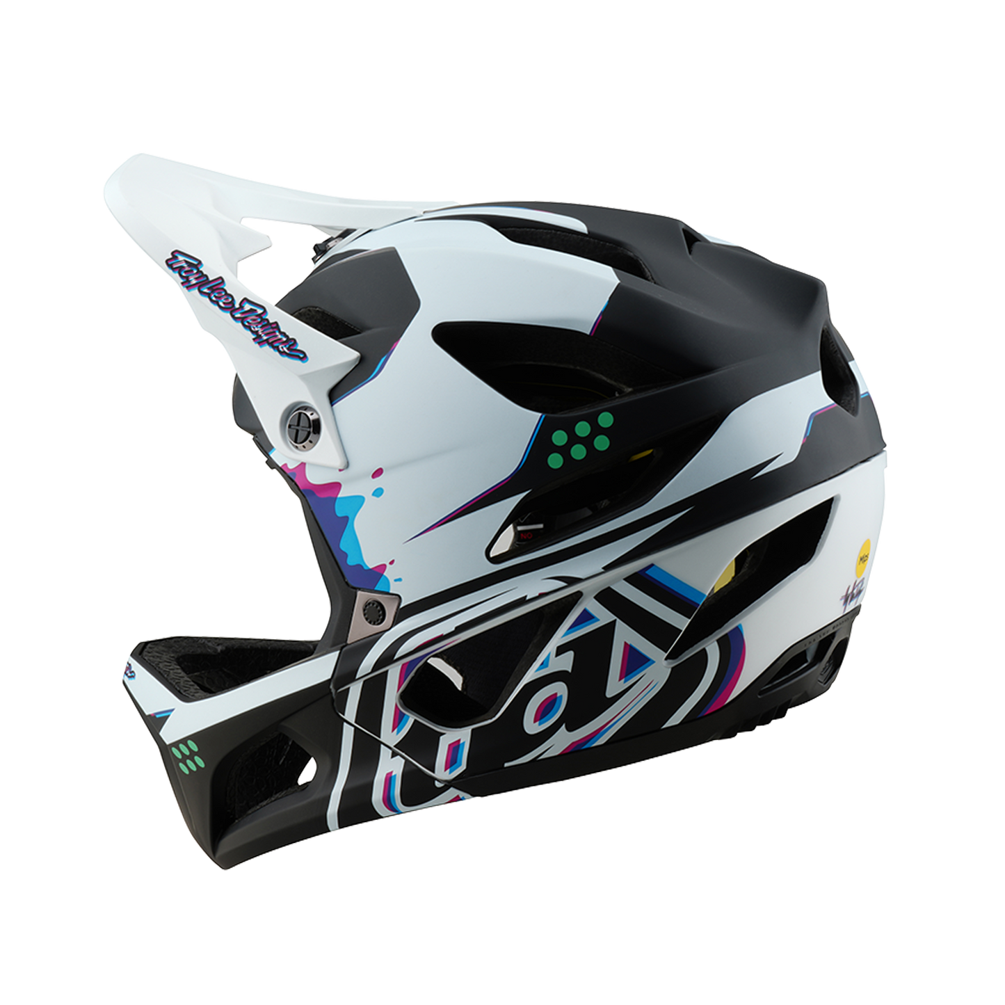 Troy Lee Design STAGE MIPS MTB-hjälm Svart/vit