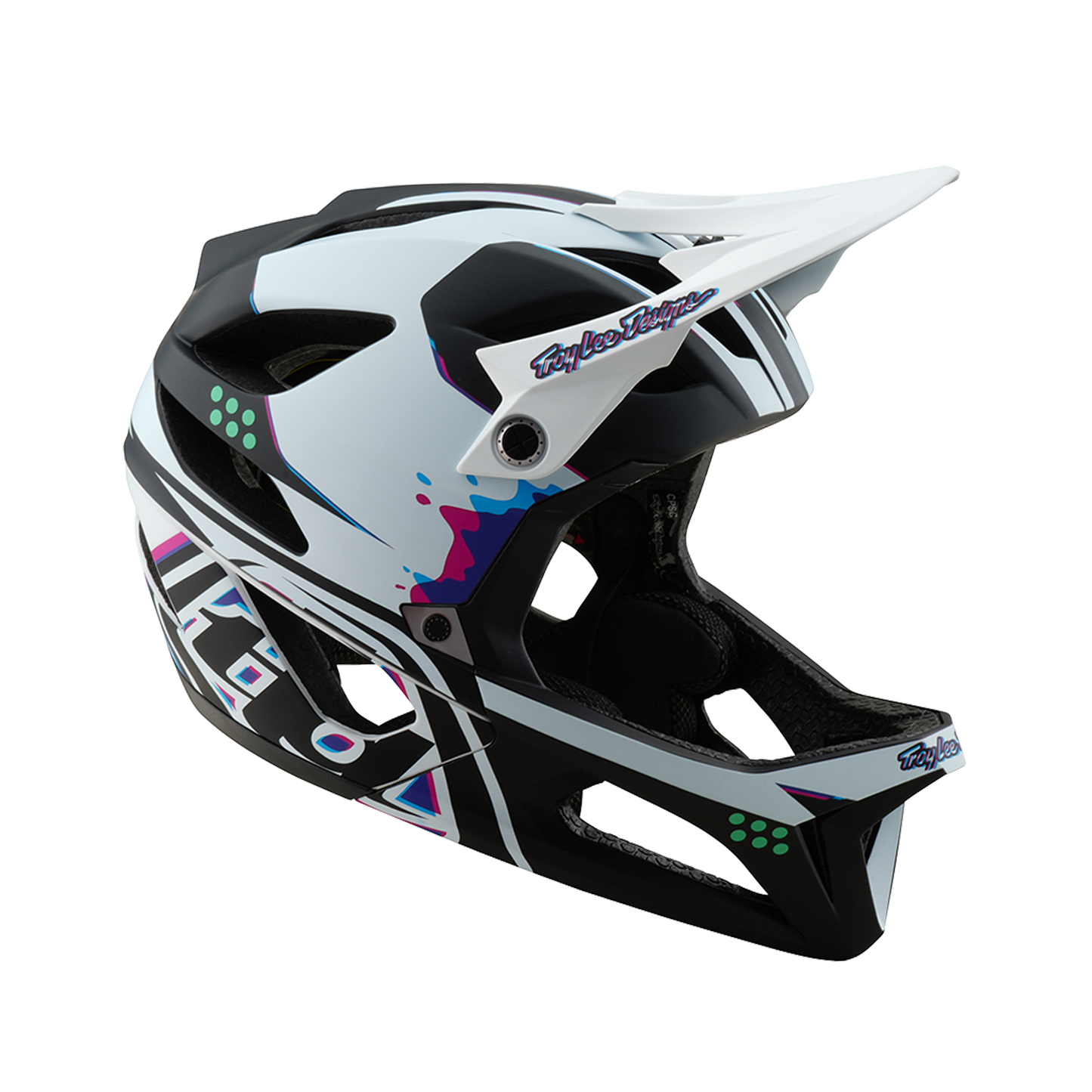 Troy Lee Design STAGE MIPS MTB-hjälm Svart/vit