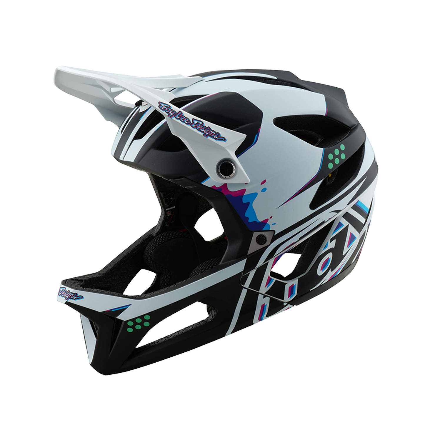 Troy Lee Design STAGE MIPS MTB-hjälm Svart/vit