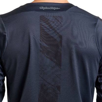 Maillot TROY LEE DESIGNS SKYLINE CHILL Manches Longues Bleu
