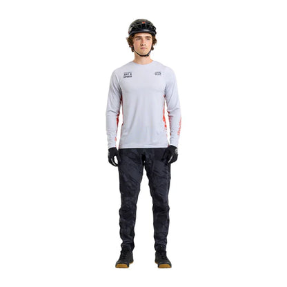 Maillot TROY LEE DESIGNS SKYLINE Manches Longues Blanc/Rouge