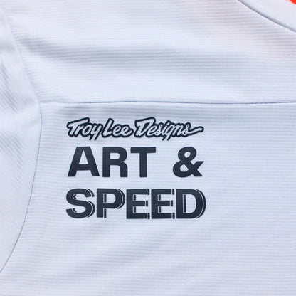 Maillot TROY LEE DESIGNS SKYLINE Manches Longues Blanc/Rouge