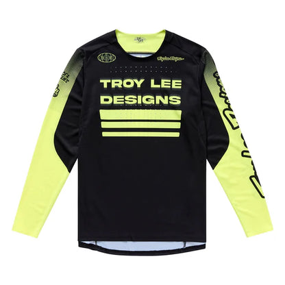 Maillot TROY LEE DESIGNS SPRINT Manches Longues Noir/Jaune