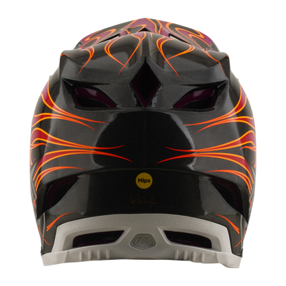 Casque VTT TROY LEE DESIGNS D4 CARBON MIPS Torched Carbon/Magenta