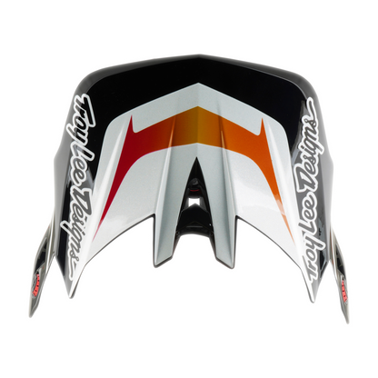 Casque VTT TROY LEE DESIGNS D4 COMPOSITE MIPS LINED UP Blanc