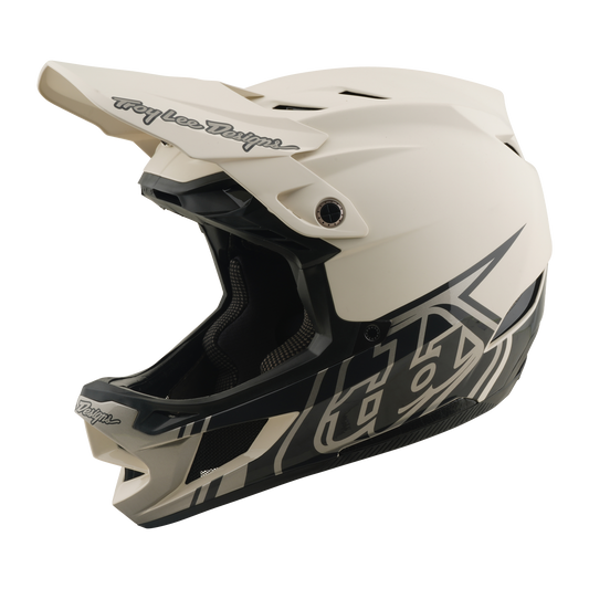 TROY LEE DESIGNS D4 COMPOSITE MIPS STEALTH PUMICE MTB-hjälm Vit
