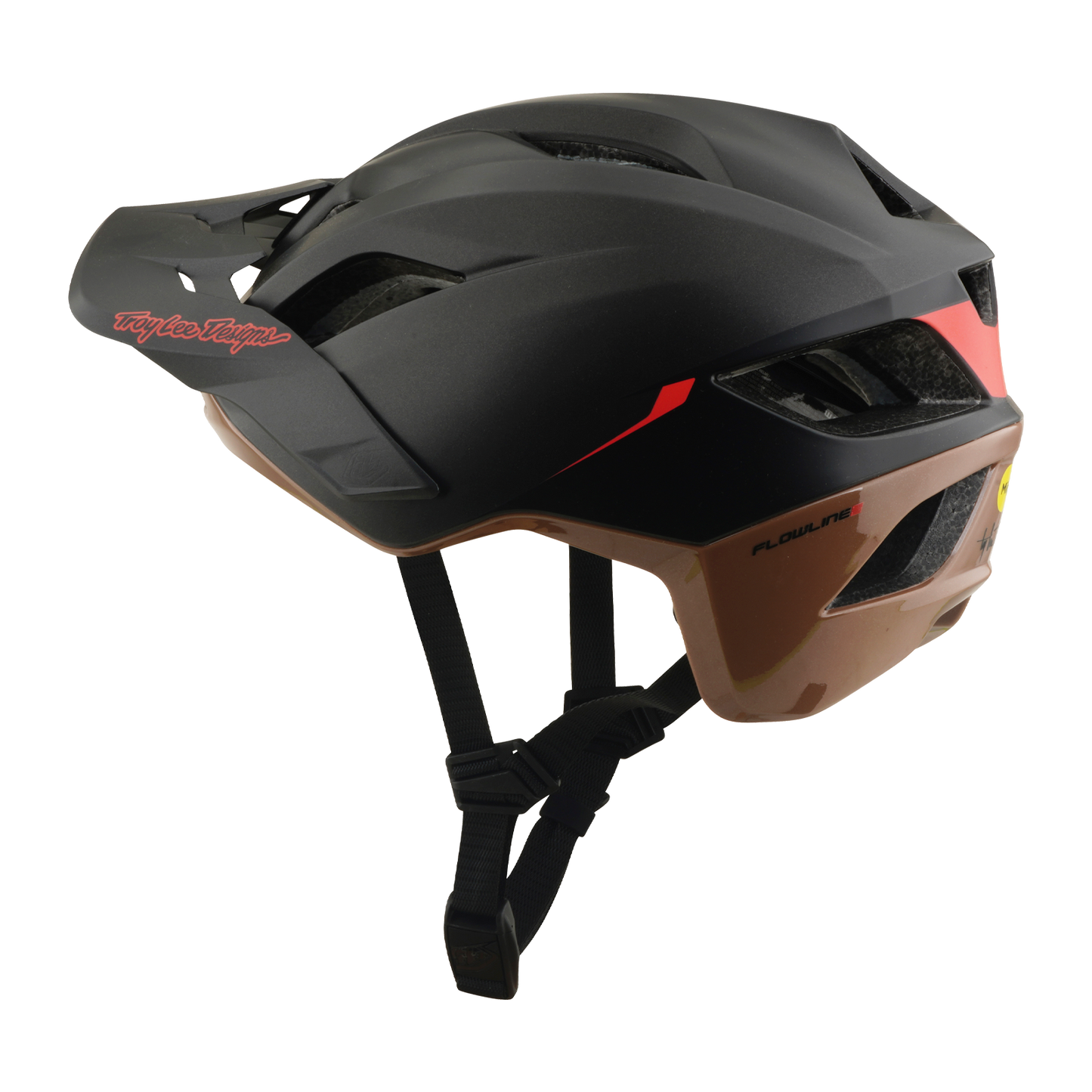 Casque VTT TROY LEE DESIGNS  FLOWLINE SE MIPS STACKS Noir/Marron
