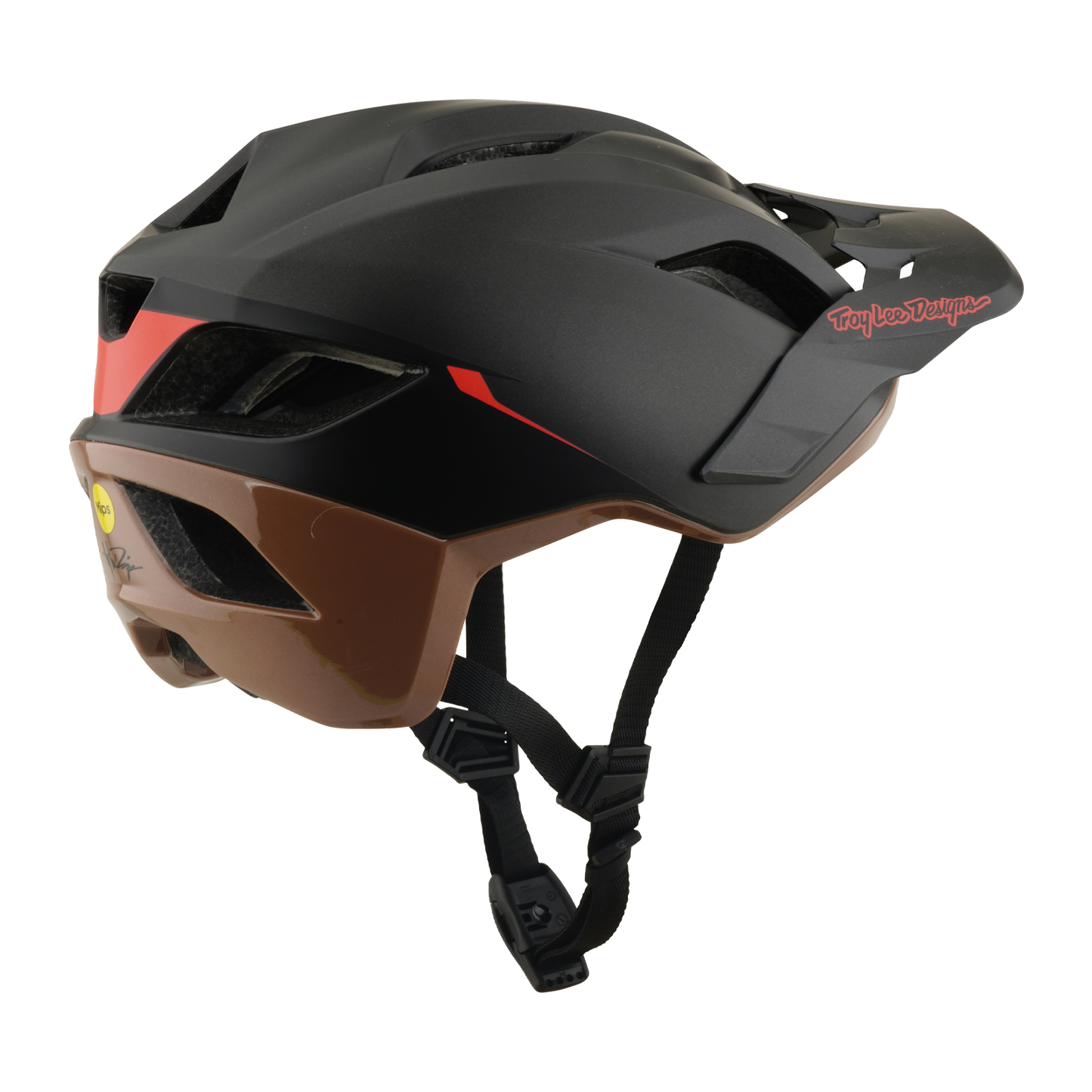 Casque VTT TROY LEE DESIGNS  FLOWLINE SE MIPS STACKS Noir/Marron
