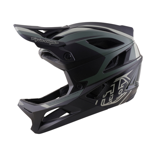 Casque VTT TROY LEE DESIGNS STAGE 2 HIGH VIZ Kaki/Charcoal