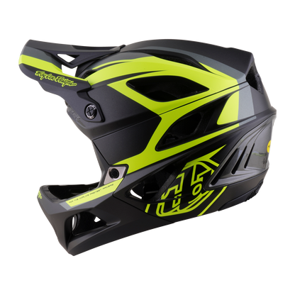 Casque VTT TROY LEE DESIGNS STAGE 2 HIGH VIZ Charcoal/Jaune