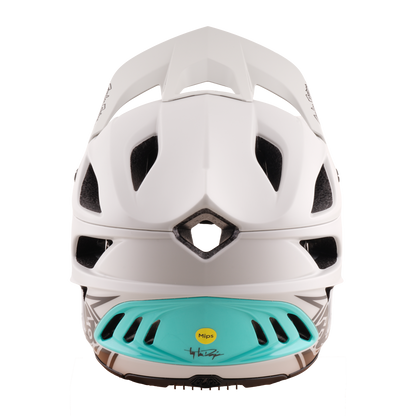 Casque VTT TROY LEE DESIGNS STAGE STUNT DRONE PUMICE Gris/Vert