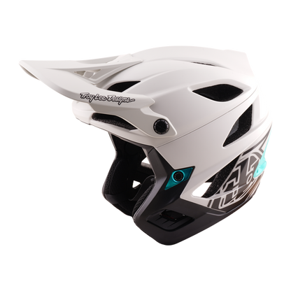 Casque VTT TROY LEE DESIGNS STAGE STUNT DRONE PUMICE Gris/Vert