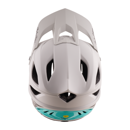 Casque VTT TROY LEE DESIGNS STAGE STUNT DRONE PUMICE Gris/Vert