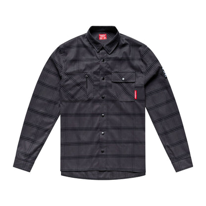 Chemise Technique TROY LEE DESIGNS RUCKUS RIDE YD PLAID Coal