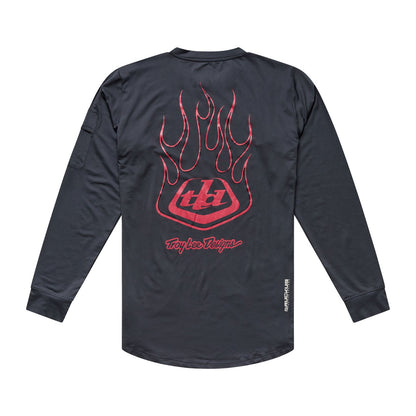 Maillot TROY LEE DESIGNS RUCKUS RIDE EMBER Manches Longues Carbon
