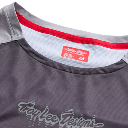 Maillot TROY LEE DESIGNS SKYLINE PRO DESCEND Manches Courtes Carbon