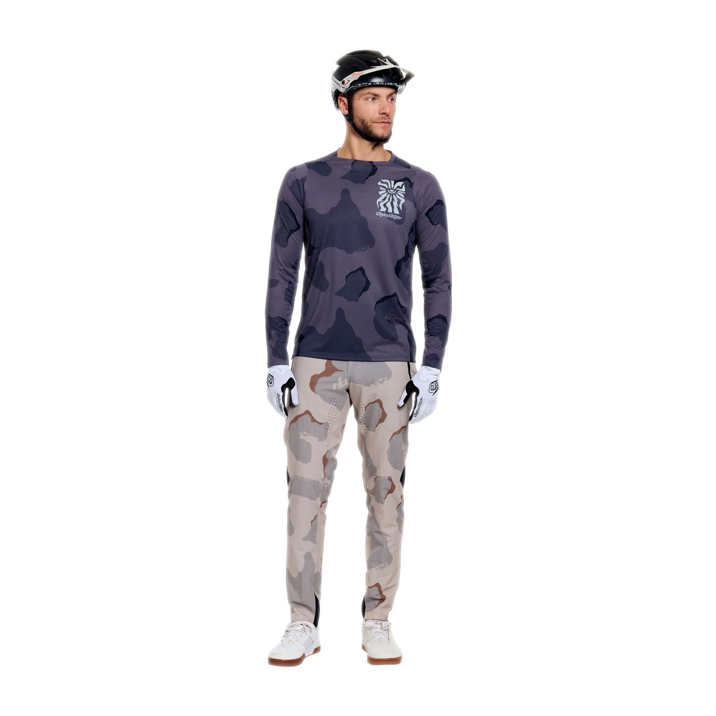 TROY LEE DESIGNS SKYLINE PRO FLOW CAMO Dres s dlouhým rukávem Carbon